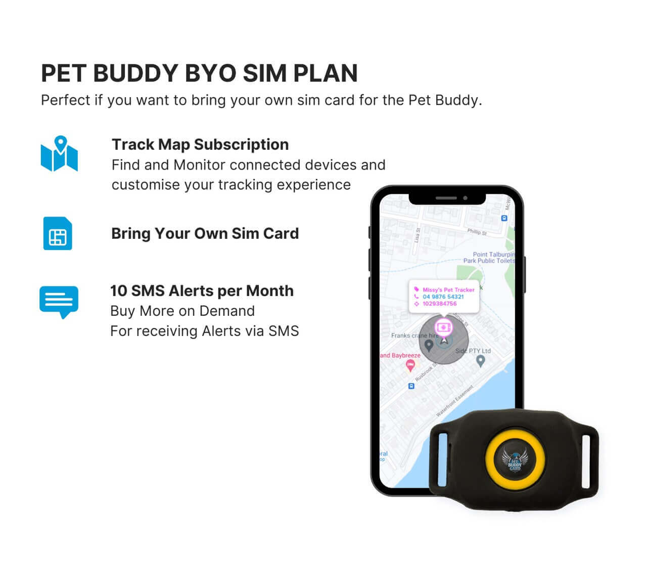 Pet Buddy Bring your own sim Buddy Plan